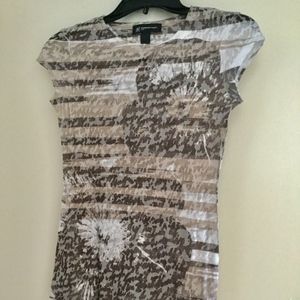 INC burnout printed tee